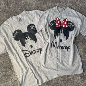 Disney Trip Gray Family T-Shirts